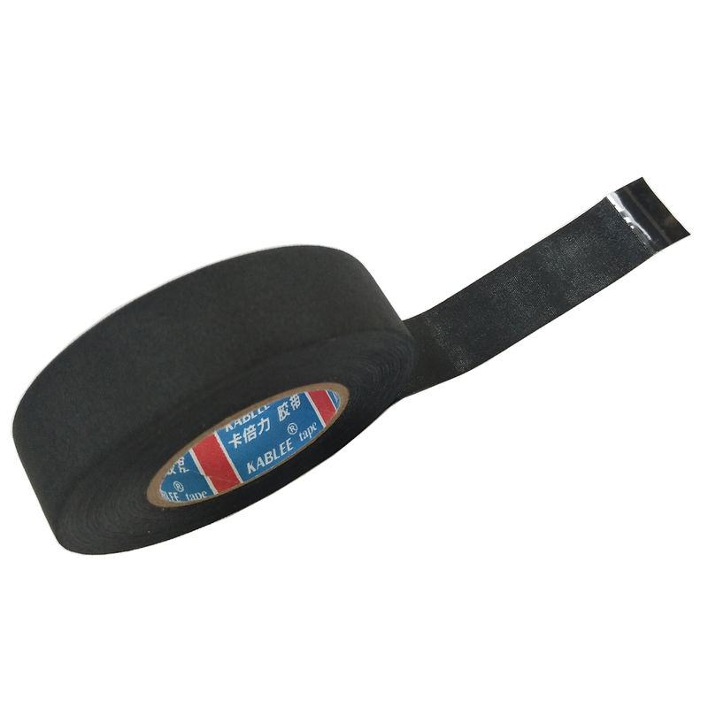 Bande noire de harnais de fil de tissu de tissu de couleur pour la moto des véhicules à moteur de voiture