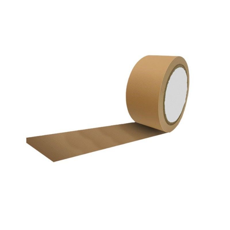 La couleur de Brown a gravé la bande en refief de PVC de larme facile auto-adhésive pour l'emballage