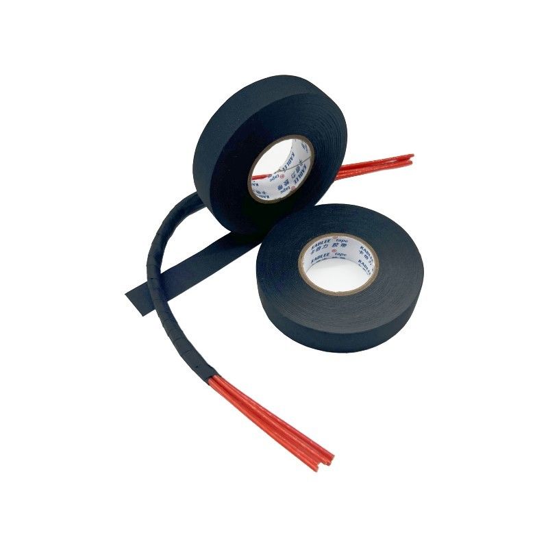 Couleur ignifuge de noir de bande de câblage de tissu pour des véhicules à moteur