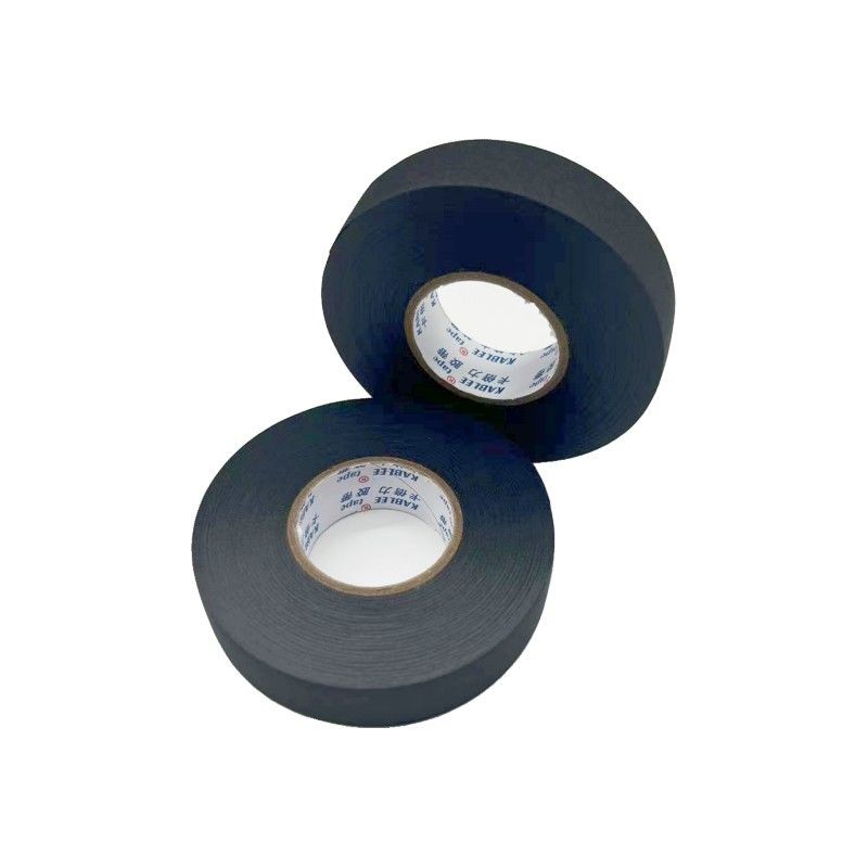Câblage adhésif acrylique enveloppant la couleur noire résistante à la chaleur de bande