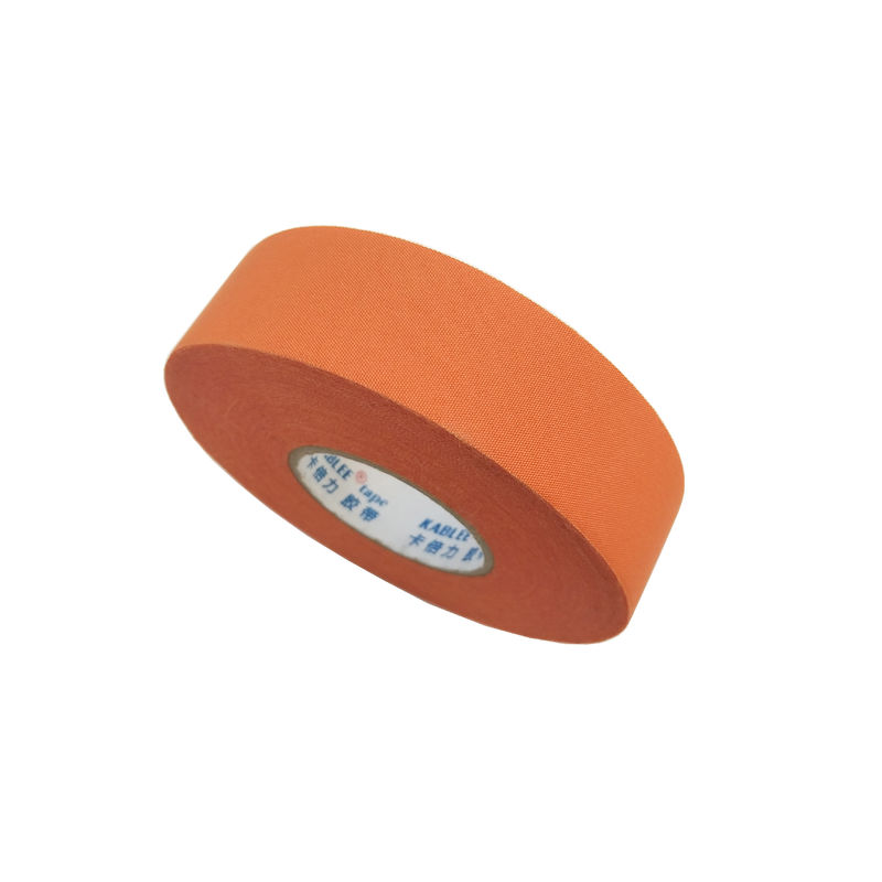 bande de harnais de fil de tissu de 0.25mm, couleur orange de bande électrique des véhicules à moteur de tissu
