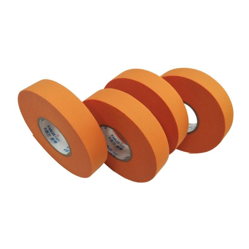 Couleur orange adhésive de copolymère d'acrylates de bande de tissu de harnais de fil de 2.5N/CM