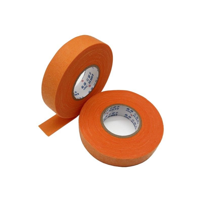 Non couleur orange de bande de câblage d'ouatine de textile tissé pour machiner des véhicules à moteur