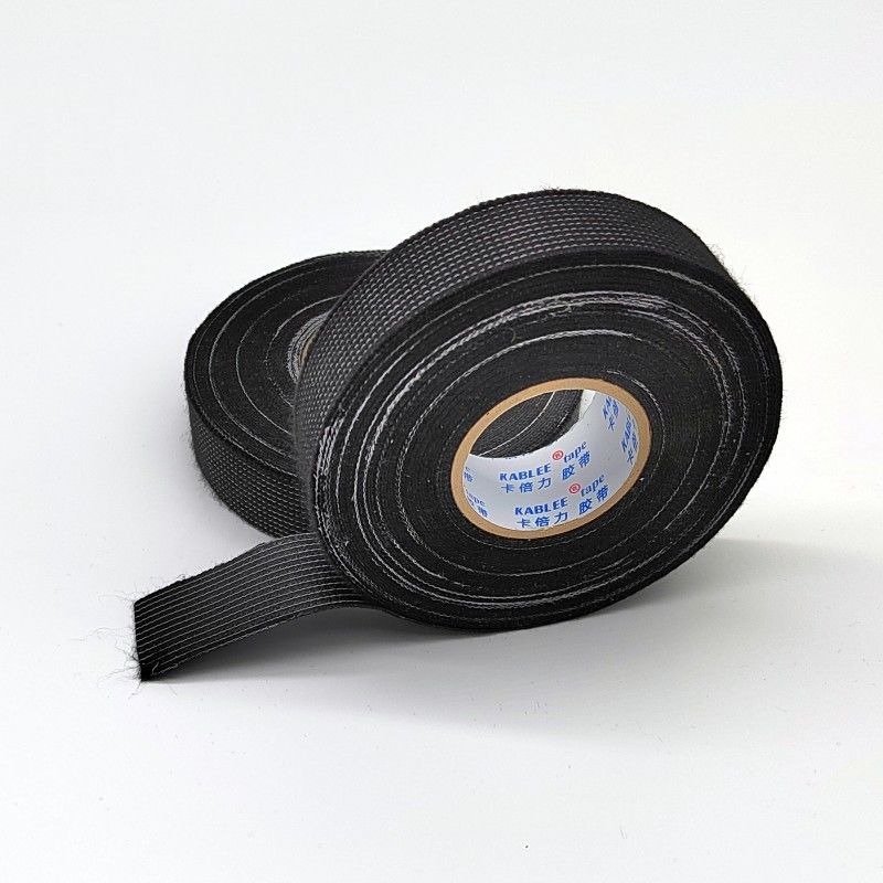 Résistant aux UV 10m ou 15m Fleece Wiring Tape Couleur noire
