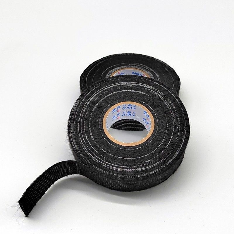 Résistant aux UV 10m ou 15m Fleece Wiring Tape Couleur noire