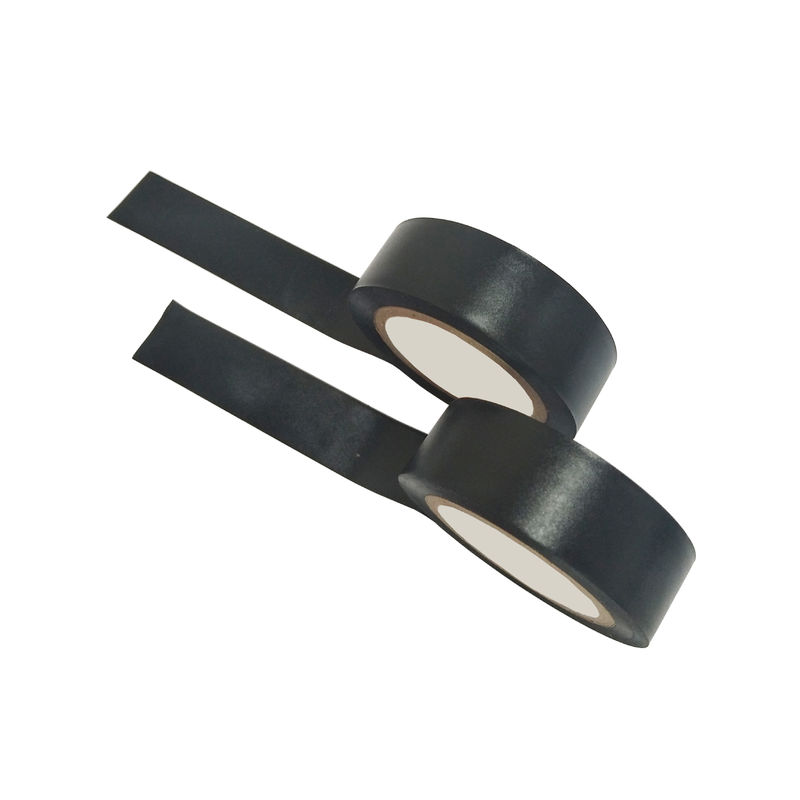 Largeur résistante chimique durable noire de la bande de PVC d'isolation de couleur 38mm 50mm