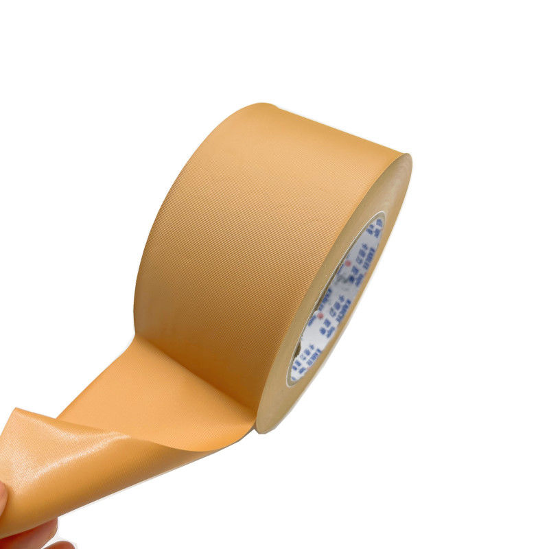 Largeur de 60 cm Ruban d'emballage en PVC facile à déchirer Auto-adhésif Couleur brune