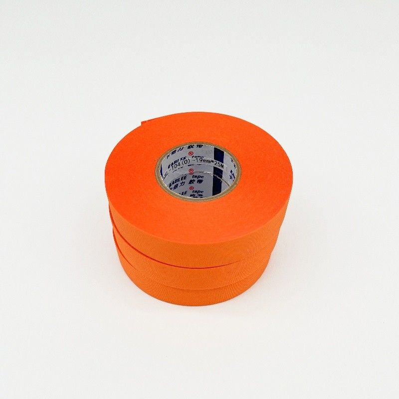 Tape de câblage en tissu de couleur orange T04 Acrylates Copolymère adhésif