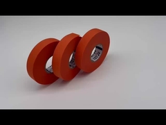 Harnais des véhicules à moteur orange fait sur commande de fil enveloppant le produit chimique de bande résistant