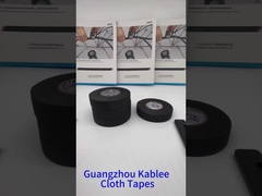 Couleur ignifuge de noir de bande de câblage de tissu pour des véhicules à moteur